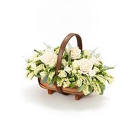 Large Mixed Basket   White